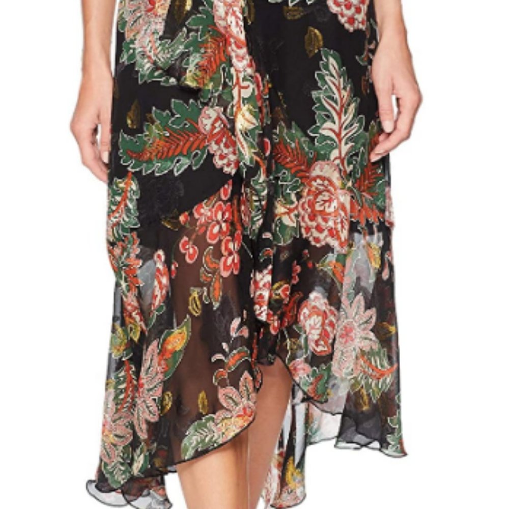 The Kooples Women's Women's Floral and Lurex Midi